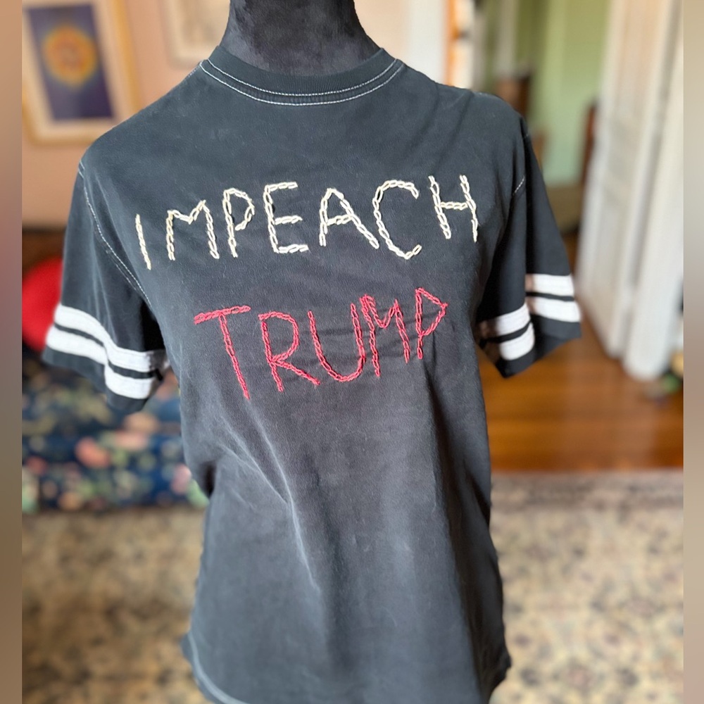 Hand Embroidered Vintage Tee